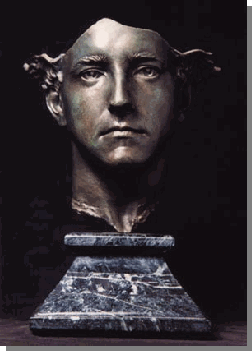 bronze bust